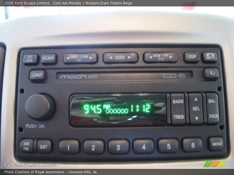 Gold Ash Metallic / Medium/Dark Pebble Beige 2005 Ford Escape Limited