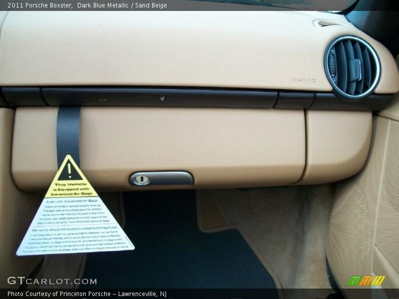Dark Blue Metallic / Sand Beige 2011 Porsche Boxster