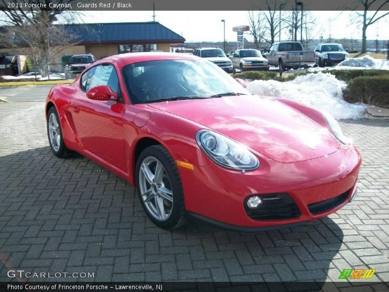 Guards Red / Black 2011 Porsche Cayman