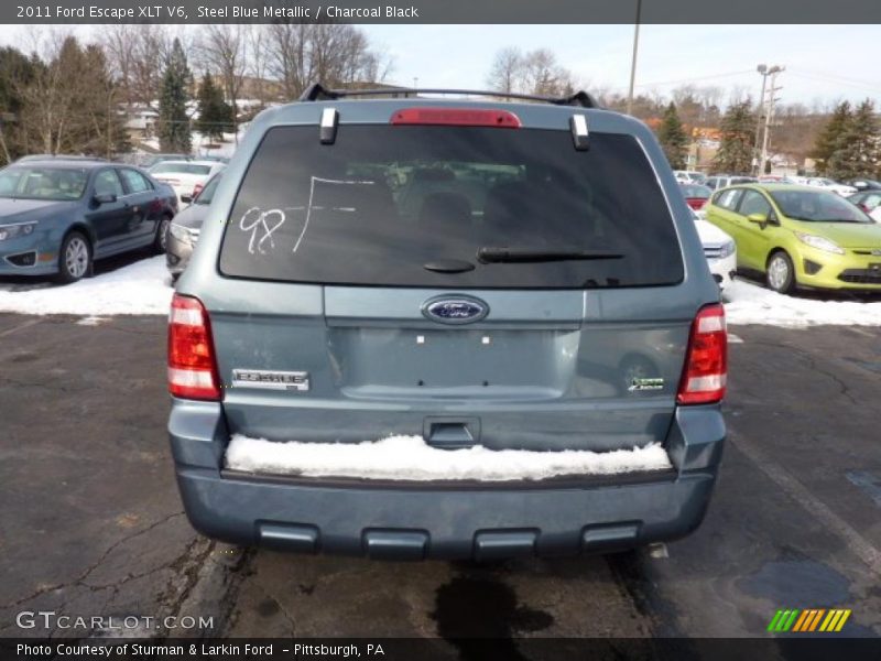 Steel Blue Metallic / Charcoal Black 2011 Ford Escape XLT V6