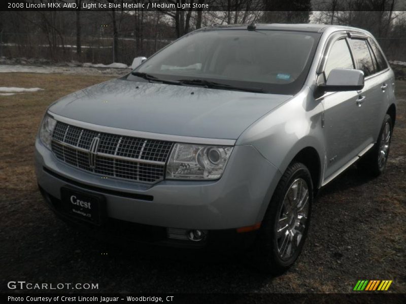 Light Ice Blue Metallic / Medium Light Stone 2008 Lincoln MKX AWD