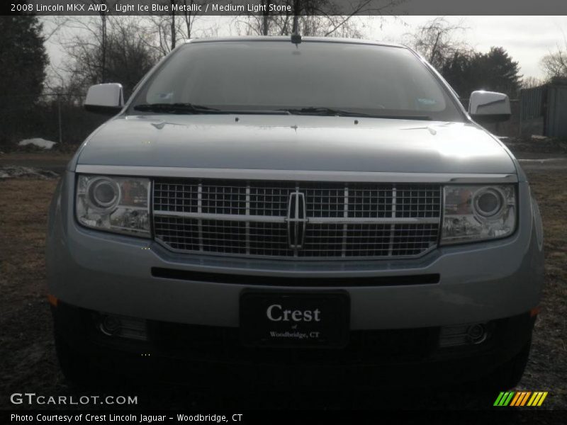 Light Ice Blue Metallic / Medium Light Stone 2008 Lincoln MKX AWD