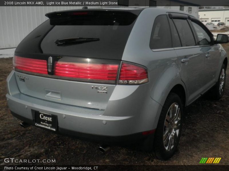 Light Ice Blue Metallic / Medium Light Stone 2008 Lincoln MKX AWD