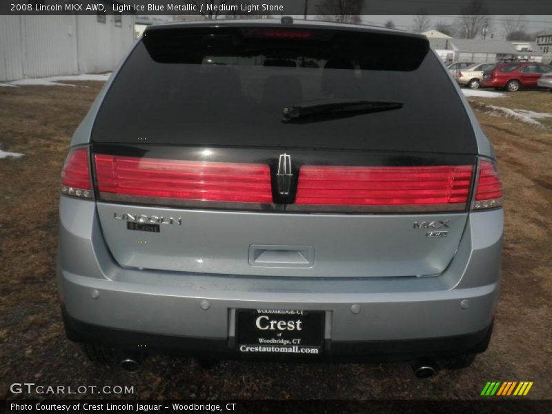 Light Ice Blue Metallic / Medium Light Stone 2008 Lincoln MKX AWD