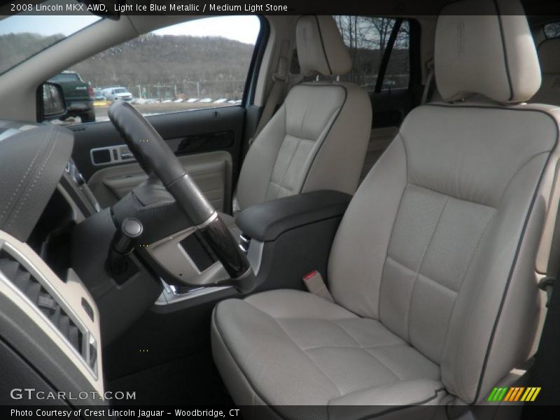 Light Ice Blue Metallic / Medium Light Stone 2008 Lincoln MKX AWD