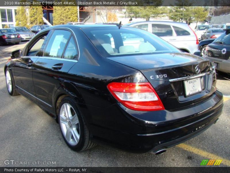 Obsidian Black Metallic / Grey/Black 2010 Mercedes-Benz C 300 Sport 4Matic