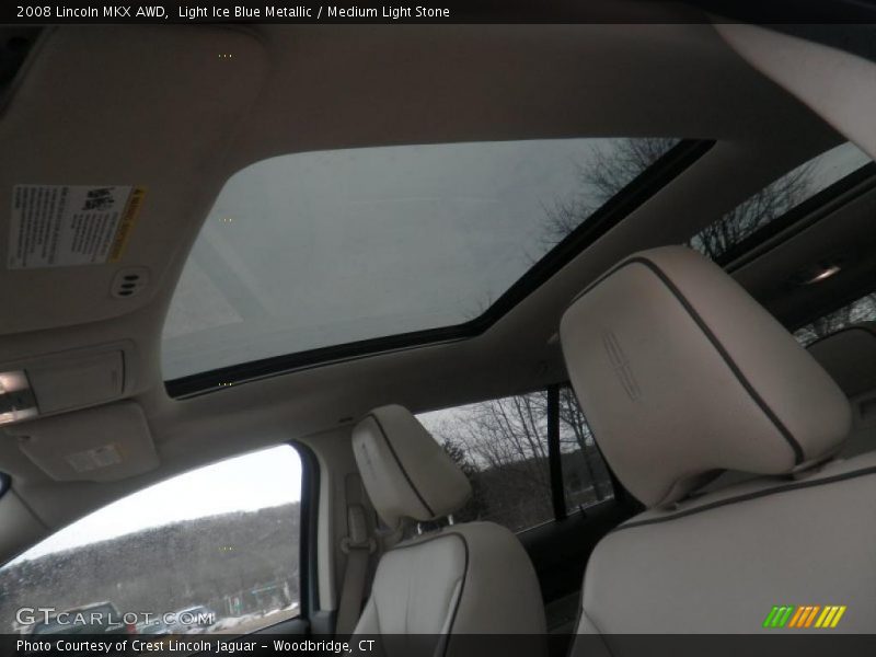 Light Ice Blue Metallic / Medium Light Stone 2008 Lincoln MKX AWD
