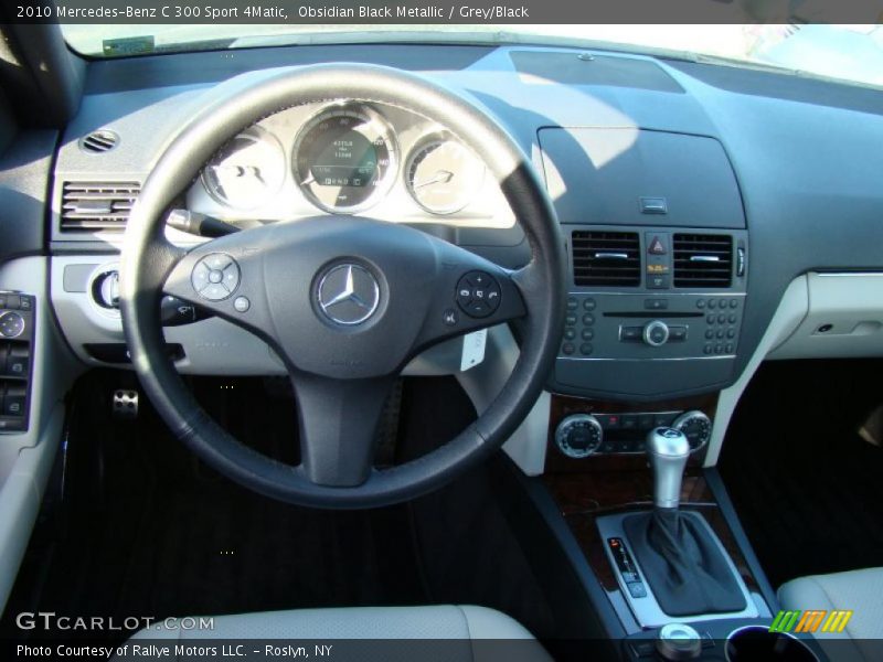 Obsidian Black Metallic / Grey/Black 2010 Mercedes-Benz C 300 Sport 4Matic