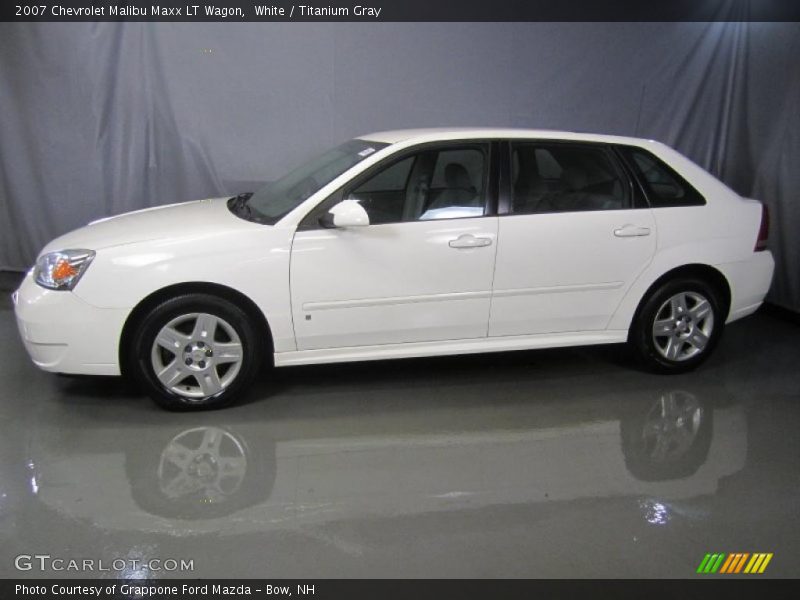White / Titanium Gray 2007 Chevrolet Malibu Maxx LT Wagon