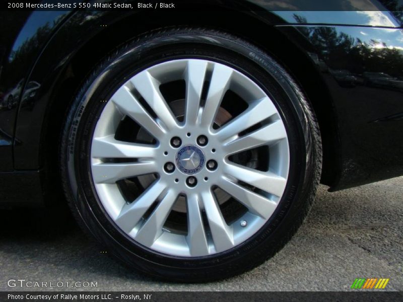 Black / Black 2008 Mercedes-Benz S 550 4Matic Sedan