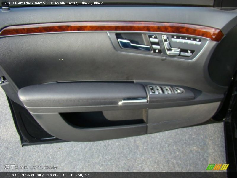 Black / Black 2008 Mercedes-Benz S 550 4Matic Sedan