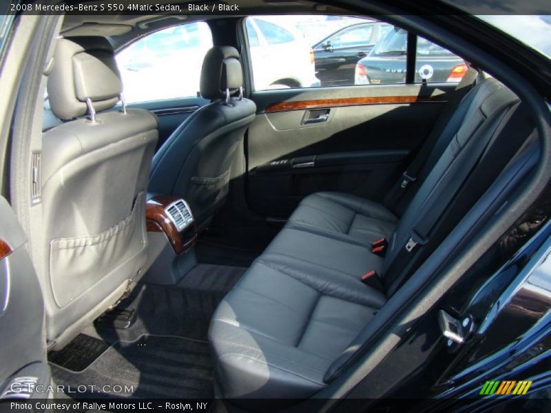 Black / Black 2008 Mercedes-Benz S 550 4Matic Sedan