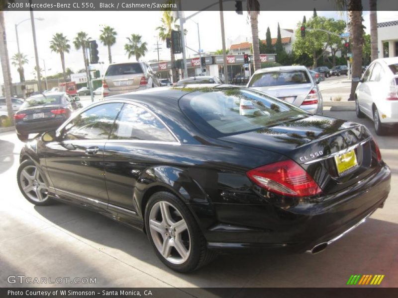 Black / Cashmere/Savanna 2008 Mercedes-Benz CL 550