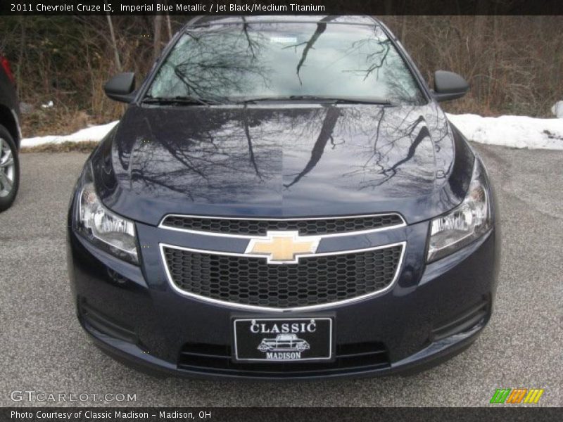 Imperial Blue Metallic / Jet Black/Medium Titanium 2011 Chevrolet Cruze LS