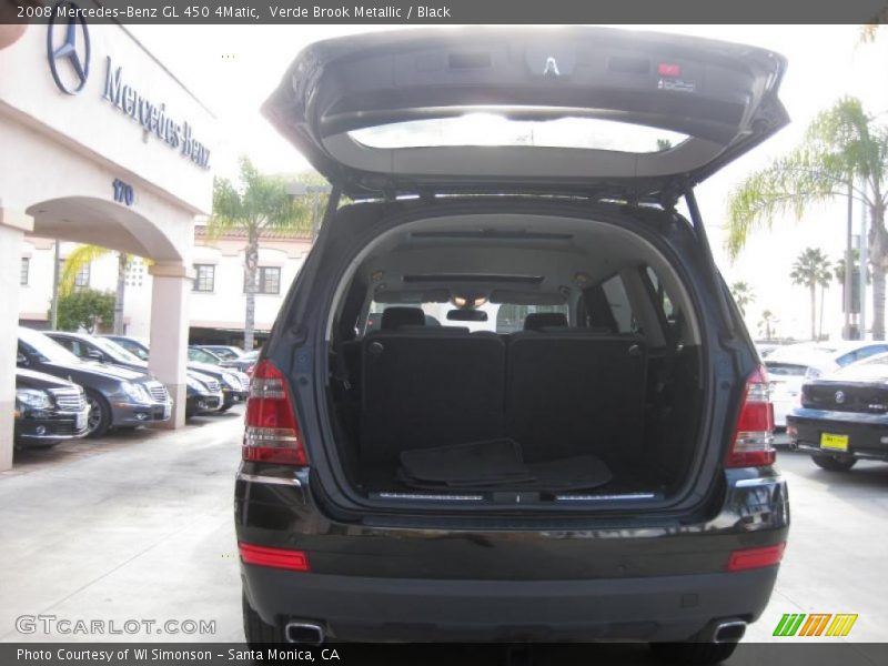Verde Brook Metallic / Black 2008 Mercedes-Benz GL 450 4Matic