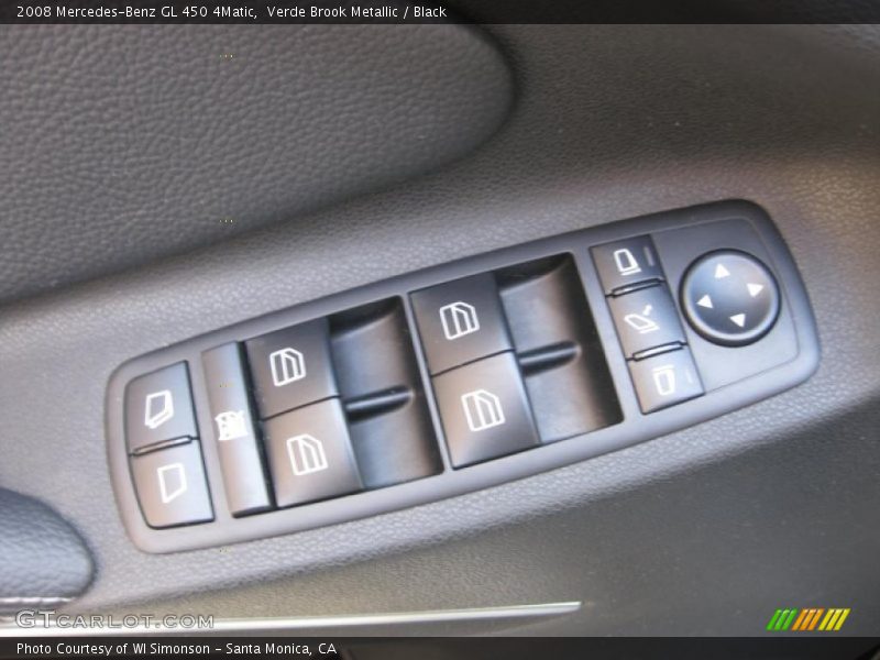 Verde Brook Metallic / Black 2008 Mercedes-Benz GL 450 4Matic