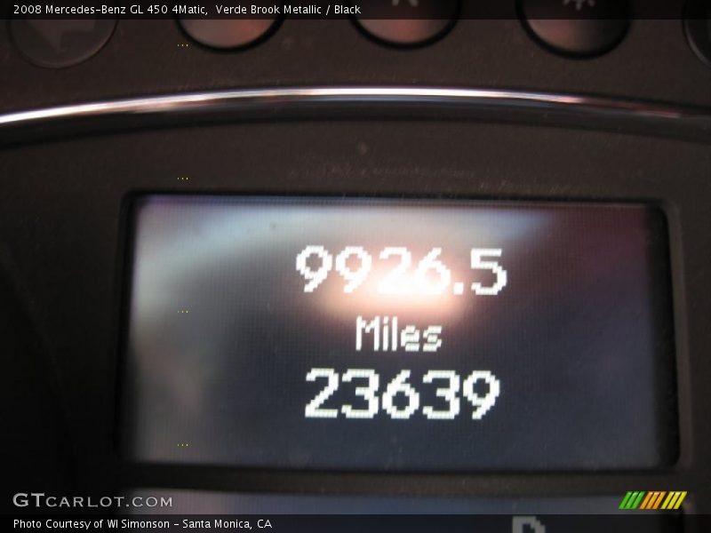 Verde Brook Metallic / Black 2008 Mercedes-Benz GL 450 4Matic