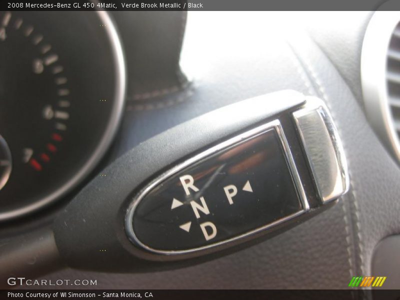 Verde Brook Metallic / Black 2008 Mercedes-Benz GL 450 4Matic