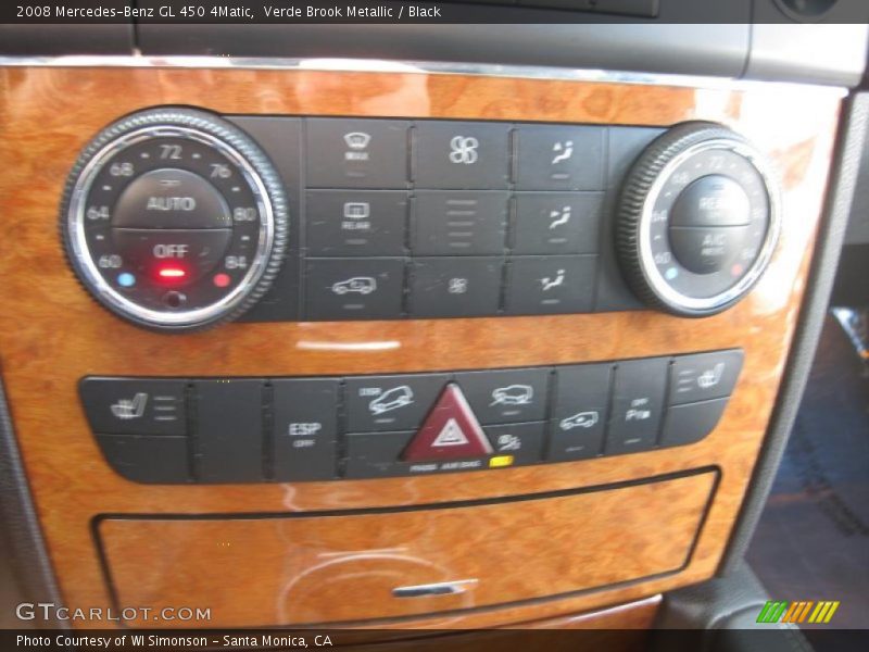 Verde Brook Metallic / Black 2008 Mercedes-Benz GL 450 4Matic