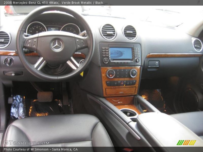 Verde Brook Metallic / Black 2008 Mercedes-Benz GL 450 4Matic
