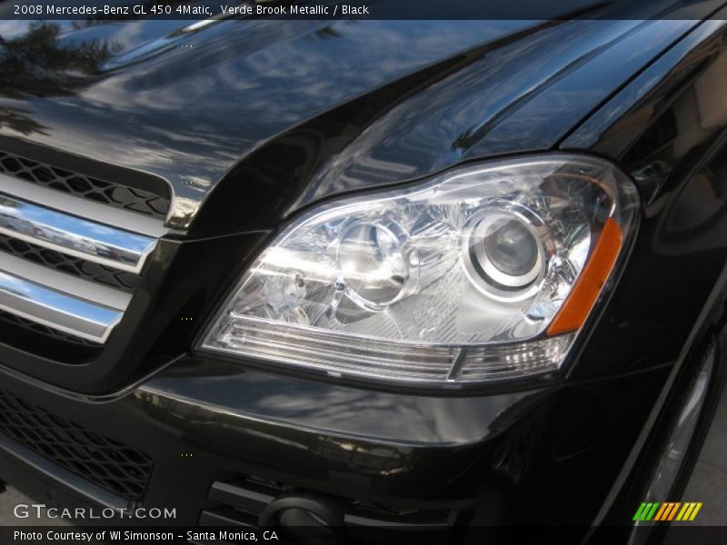 Verde Brook Metallic / Black 2008 Mercedes-Benz GL 450 4Matic