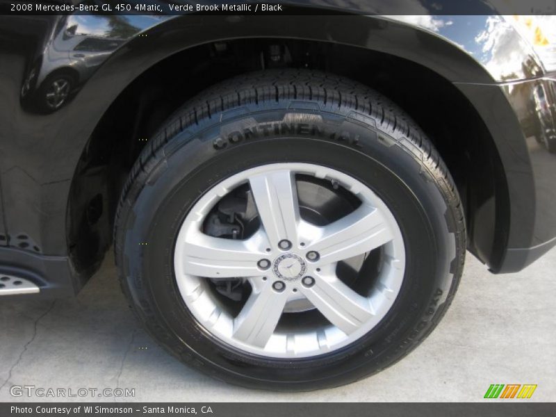 Verde Brook Metallic / Black 2008 Mercedes-Benz GL 450 4Matic