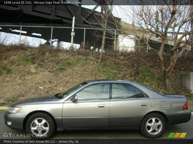 Antique Sage Pearl Metallic / Gray 1998 Lexus ES 300