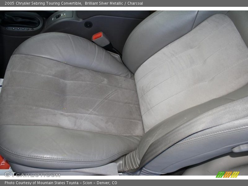Brilliant Silver Metallic / Charcoal 2005 Chrysler Sebring Touring Convertible