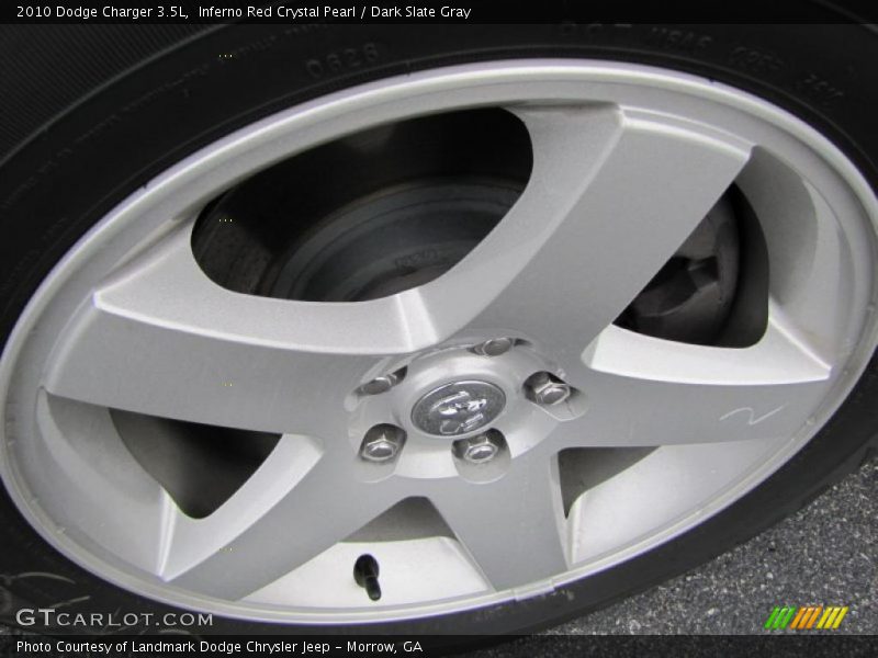 Inferno Red Crystal Pearl / Dark Slate Gray 2010 Dodge Charger 3.5L