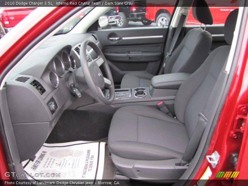 Inferno Red Crystal Pearl / Dark Slate Gray 2010 Dodge Charger 3.5L