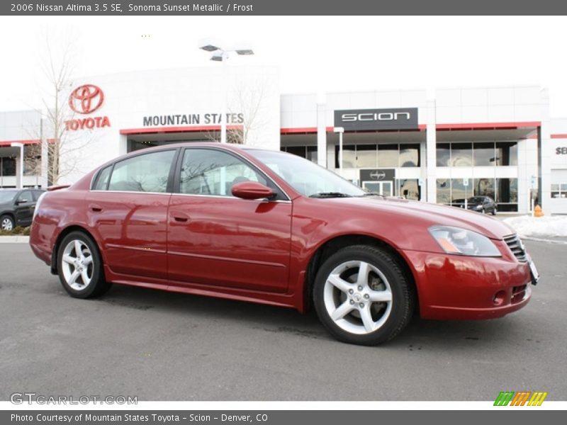 Sonoma Sunset Metallic / Frost 2006 Nissan Altima 3.5 SE