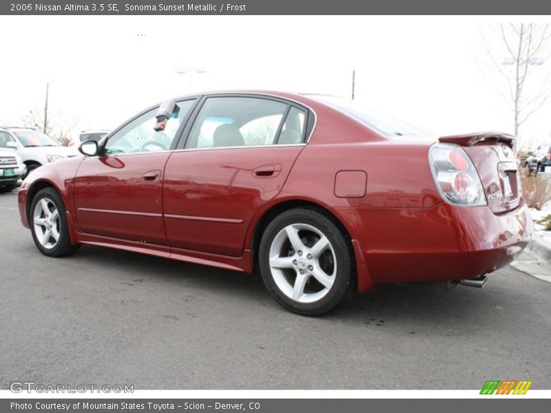 Sonoma Sunset Metallic / Frost 2006 Nissan Altima 3.5 SE