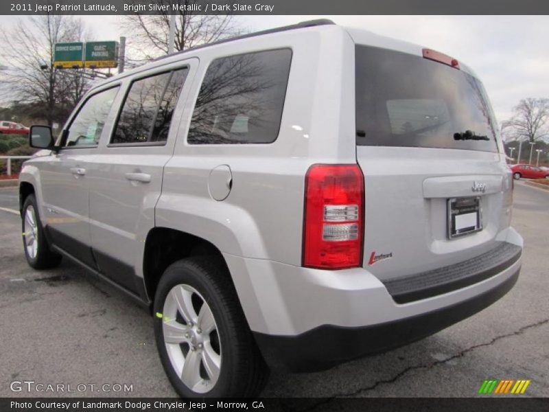 Bright Silver Metallic / Dark Slate Gray 2011 Jeep Patriot Latitude