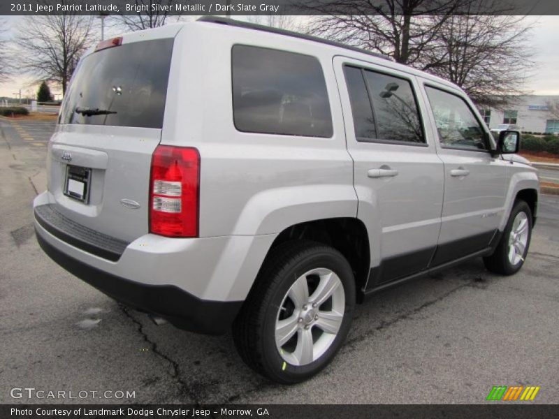 Bright Silver Metallic / Dark Slate Gray 2011 Jeep Patriot Latitude