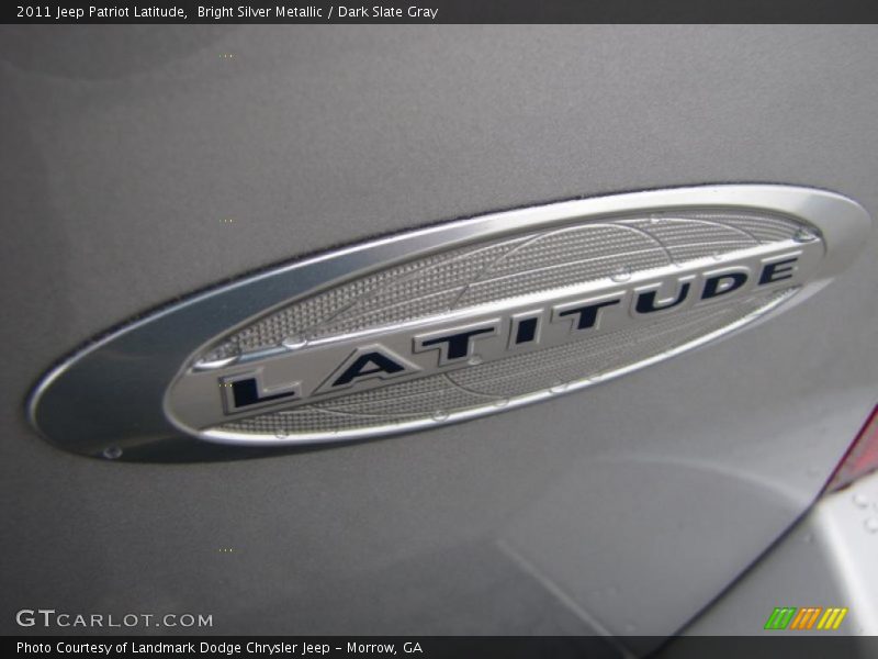 Bright Silver Metallic / Dark Slate Gray 2011 Jeep Patriot Latitude