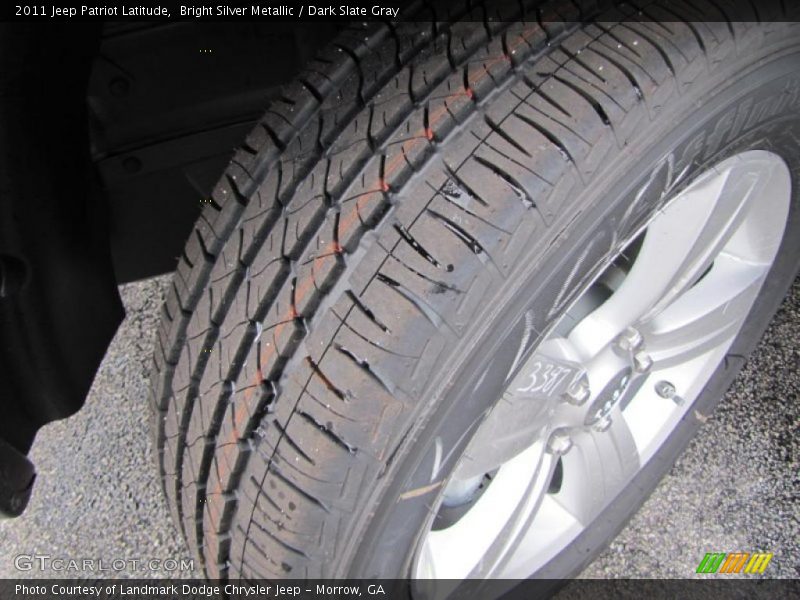 Bright Silver Metallic / Dark Slate Gray 2011 Jeep Patriot Latitude