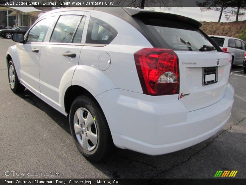 Bright White / Dark Slate Gray 2011 Dodge Caliber Express