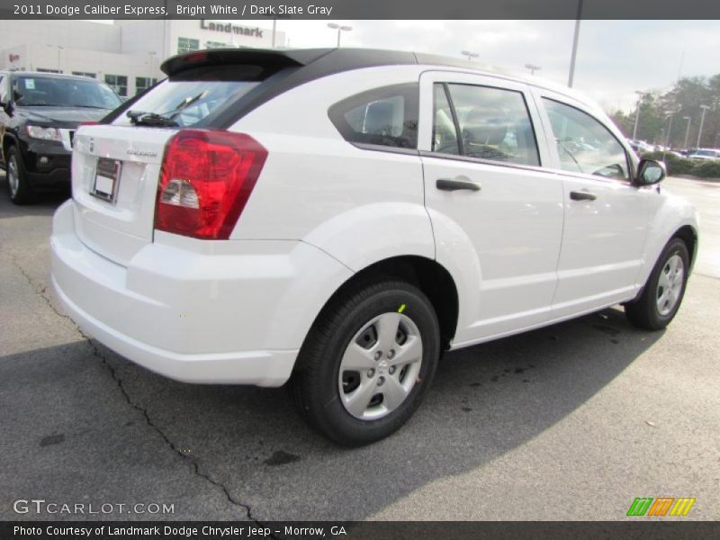 Bright White / Dark Slate Gray 2011 Dodge Caliber Express