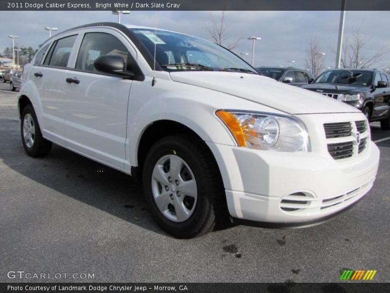 Bright White / Dark Slate Gray 2011 Dodge Caliber Express