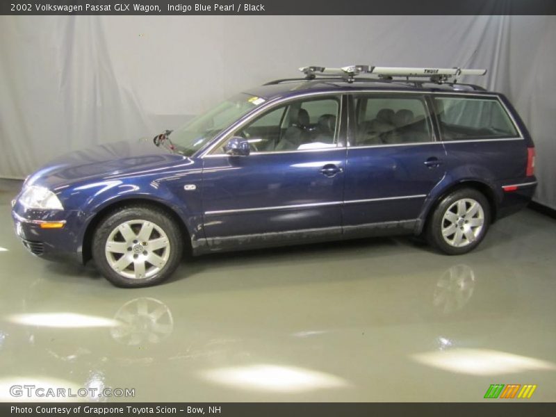Indigo Blue Pearl / Black 2002 Volkswagen Passat GLX Wagon