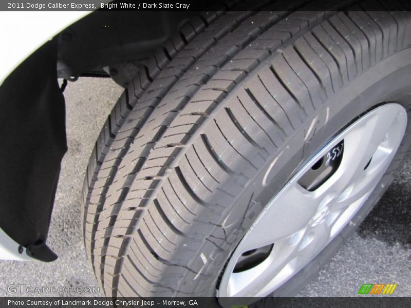 Bright White / Dark Slate Gray 2011 Dodge Caliber Express