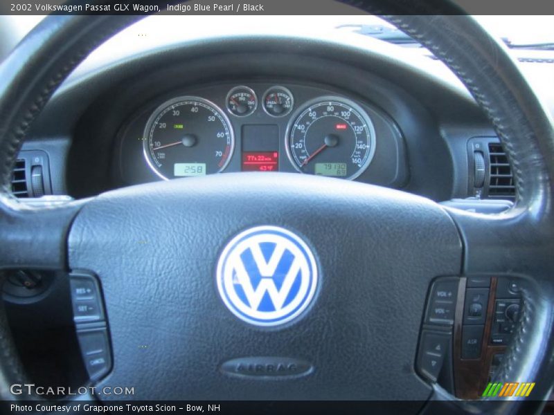 Indigo Blue Pearl / Black 2002 Volkswagen Passat GLX Wagon