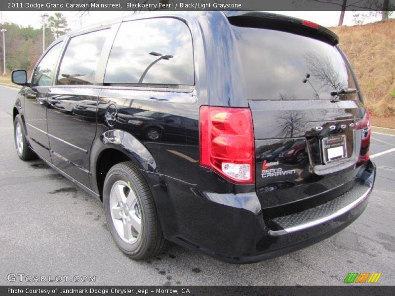 Blackberry Pearl / Black/Light Graystone 2011 Dodge Grand Caravan Mainstreet