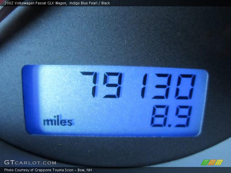 Indigo Blue Pearl / Black 2002 Volkswagen Passat GLX Wagon