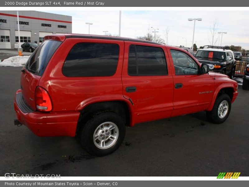 Flame Red / Mist Gray 2000 Dodge Durango SLT 4x4