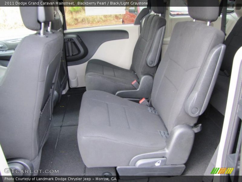  2011 Grand Caravan Mainstreet Black/Light Graystone Interior