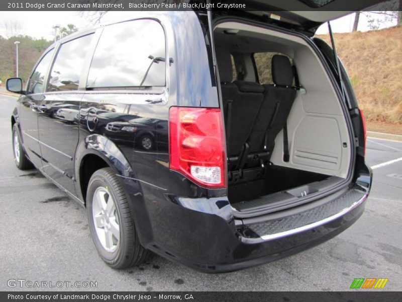Blackberry Pearl / Black/Light Graystone 2011 Dodge Grand Caravan Mainstreet