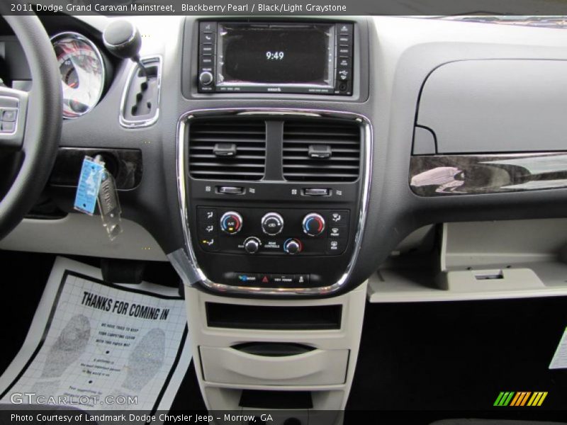 Controls of 2011 Grand Caravan Mainstreet
