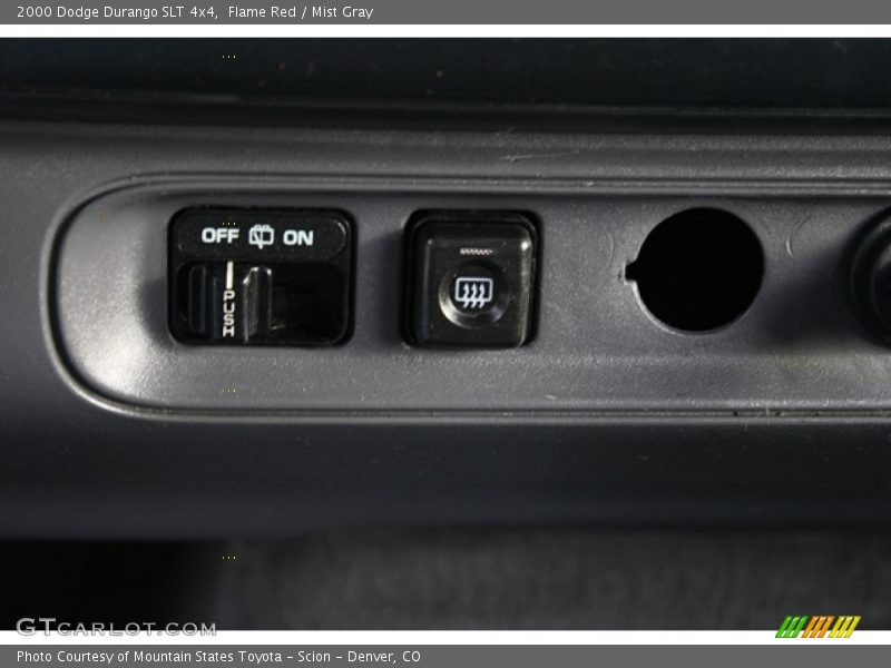 Flame Red / Mist Gray 2000 Dodge Durango SLT 4x4
