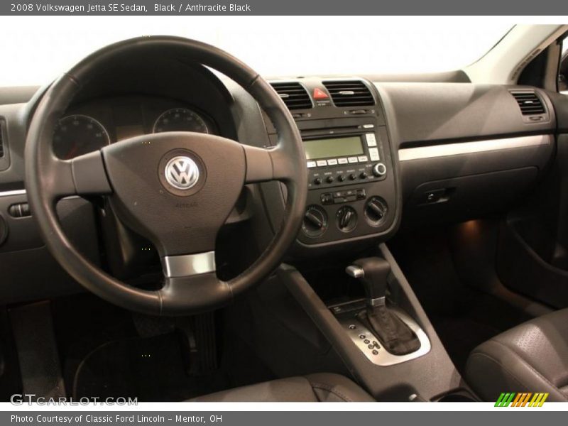 Black / Anthracite Black 2008 Volkswagen Jetta SE Sedan